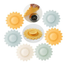 Lot de 6 bouchons de vidange en silicone, bouchon de baignoire universel Xiuyer, filtre de protection pour sol, buanderie