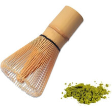 Fouet à main en bambou naturel - Chasen traditionnel pour matcha - 100 bâtonnets de matcha - pour la cérémonie du matcha