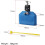 Blue Eco-friendly Plastic Percussion Instruments Block Latin Drum Kit 5