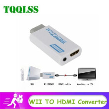 Adaptateur Wii vers HDMI HD 3,5 mm 1080p, convertisseur Stick, câble audio TV, entrée vidéo pour console