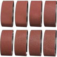 Bande abrasive - YYV - 75 x 457 mm - Grain 1 - 14 pièces - Oxyde d'aluminium