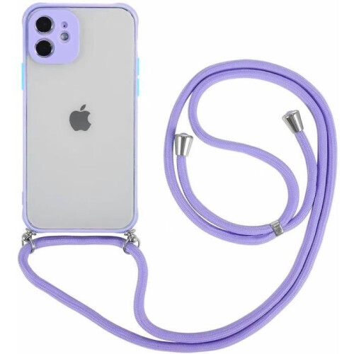 Coque BOOLING pour iPhone 12 - Violette - Fine - Légère - Antichoc