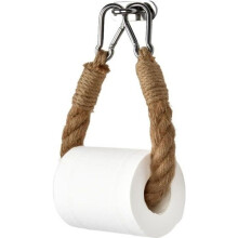 Porte-papier toilette mural en corde de chanvre, accessoire de salle de bain