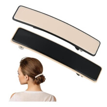 Pinces à cheveux - yd - Lot de 2 - Acétate - Antidérapantes - Confort optimal