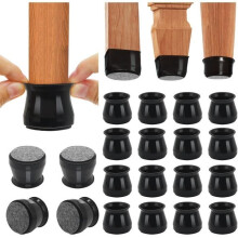 Protection de sol - RevĂŞtement en silicone - Lot de 20 - Noir - Unisexe