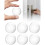 Butées de porte, lot de 6, en silicone transparent 1
