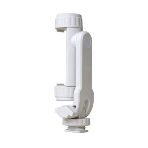 Multi-Function Phone Clip Camera External Expansion Rack Rotating Live Broadcast Fixing Clamp White
