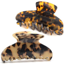 Lot de 2 grandes pinces à cheveux pour femmes et filles, pinces à cheveux griffes de 9,5 cm pour adultes, pince à cheveux en forme