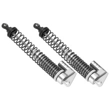2 pezzi di ammortizzatore RC SCX10II 90046-90053 argento