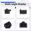 Ethernet Hub Port RJ45 Anti Dust Cover Cap Protector Plug 10Pcs Black 4
