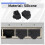 Ethernet Hub Port RJ45 Anti Dust Cover Cap Protector Plug 10Pcs Black 7