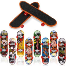 Mini-Finger-Skateboards – Set mit 10 professionellen Mini-Skateboards, Mini-Skateboards für Kinder oder als Skateboard-Dekoration