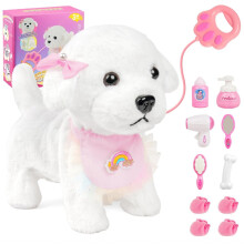 Vicloon AI Smart Puppy, cane robot interattivo che cammina, ideale per bambini dai 3 ai 7 anni, abbaia e scodinzola. Giocattolo realist