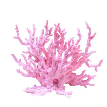 Künstliche Korallennebel-Aquariendekoration, Korallenzweige, rosa