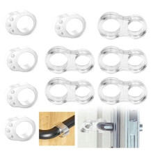 Türstopper – Silikon – Transparent – 10 Stück – Wandschutz – Geräuschdämmung