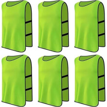 Set mit 6 Sport-Trainingswesten für Kinder, Profi-Fußball-Trainingswesten, Fußballwesten für Kinder