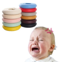 Stück Baby-Kindersicherheits-Tischkanten-Eckenschutzkissen & Klebeband (Beige)