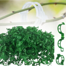 200 Stück sichere Pflanzenclips aus Kunststoff, Stützclips zum Befestigen von Gartenpflanzen, Gemüseclips, Tomatenclips