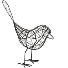 Vogelornament für Garten und Heimdekoration, schwarze schmiedeeiserne Vogelornamente