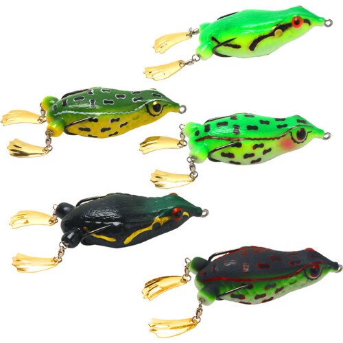 Fishing Double Propellers Legs Frogs Lures Baits-Color 3 1