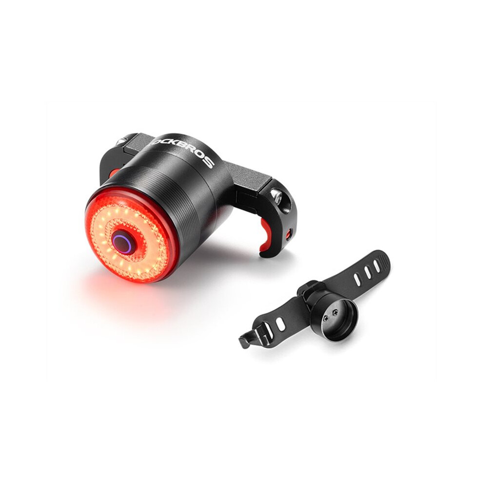 Rockbros Bicycle Auto Brake Sensing Ipx6 Bike Rear Type-C Charging Tail Q5 Light 4711572216169