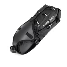 NEWBOLER Bicycle Saddle Bag Holder Large Capacity Waterproof Bicycle Bag Quick-Release Rear Pannier Rack for MTB Road Bike B