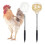 Chicken Toy, Interactive Slow Feed Release Toy for Your Flock, Chicken Slow Feeder Boredom Busting Fun 2Pcs 2