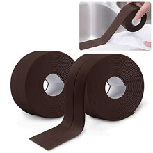 Selbstklebender Dichtungsstreifen – Hochwertig – PVC – Braun – Vielseitig einsetzbar – 3,2 m x 3,8 cm