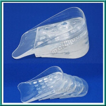 Einlegesohle zur Erhöhung der Körpergröße – Silikon – 5 Stufen – Verstellbar – Transparent – Unisex
