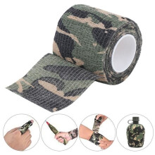 (5 Stück/Set) Selbstklebendes, dehnbares Outdoor-Vliesband, Jagd-Tarnbänder (Waldtarnung)
