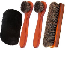4-teiliges Schuhpflege-Set, Schuhbürste, Polierbürste für Ihre Schuhe