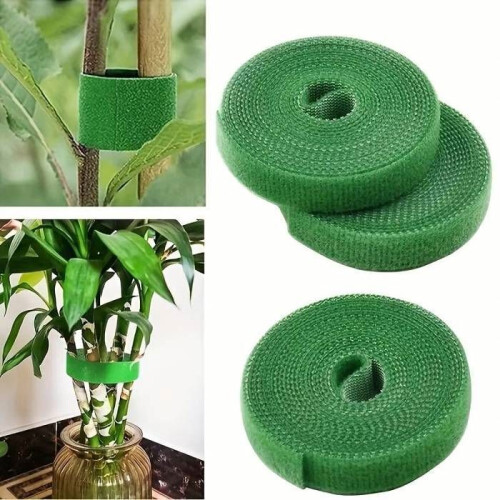 Gartenarbeit – Pflanzenstützband – Selbstklebendes Band – 2er-Pack