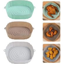 Zubehör für Heißluftfritteusen - MARSEE - 3-teilig - Silikon - 20 cm - Hitzebeständig