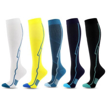 ANNEFLY Sport-Kompressionsstrümpfe (Paar) für Laufen, Sport, Radfahren, Unisex, Anti-Thrombose, Anti-Krampfadern