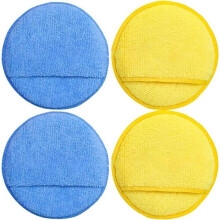Autopolierschwamm, 8-teiliges Mikrofaser-Handpolierschwamm-Set, Wachsapplikatorpad für Wachse