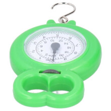 DUOKON Federwaage – Küchenwaage – 10 kg Tragkraft – Grün – Kompakt und tragbar