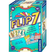 Flip 7 – Kompaktes Familienspiel: Eine Mischung aus Spaß und Strategie, schnell zu lernen, 94 Karten, englische Spielregeln
