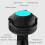 Cuffie wireless a forma di orecchie di gatto, pieghevoli e con luci LED, Bluetooth 5.0 5
