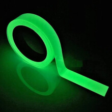 Klebeband – SHOP-STORY – Sicherheitsklebeband – Phosphoreszierend – 2 Meter – Fluoreszierend Grün