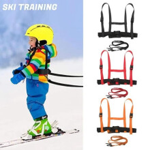 Skigurt für Kinder, Skischultergurt für Kinder mit verstellbarer Leine, Skating-Trainingsgurt A8412