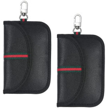 Schutztasche für Autoschlüsselsignale, 2 Stück Signalblockierungstaschen für Autoschlüssel, universelle Schlüsselhülle