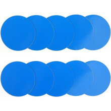 Set mit 10 runden, selbstklebenden PVC-Flicken (7,5 cm) – Reparatur von Matratzen und aufblasbarem Poolspielzeug – Blau
