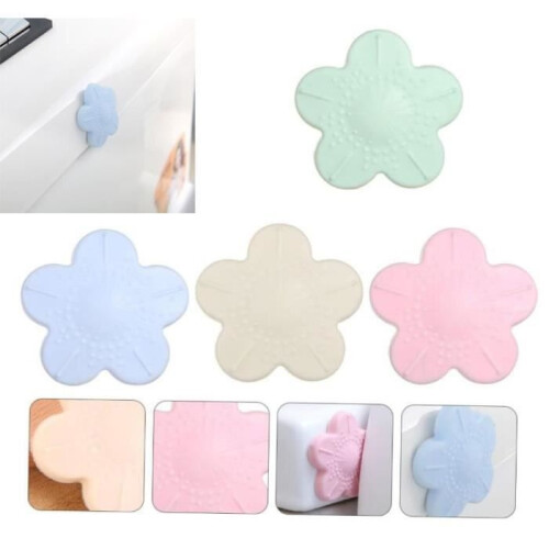 Türstopper – Selbstklebender, blütenförmiger Türstopper – TPR – 4 cm – 8 Stück