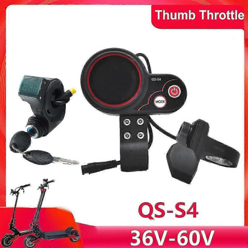 Kit acceleratore LCD QS-S4 compatibile con monopattini Zero 8 9 10 1