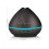 Peach-Shaped Wood Grain Remote-Controlled Ultrasonic Humidifier, Aromatherapy Diffuser, Automatic Alcohol Sprayer With Led Light, Capacity: 400Ml, Eu 3