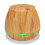 Diamond-Patterned Wood Grain Remote-Controlled Ultrasonic Humidifier, Aromatherapy Diffuser, Automatic Alcohol Sprayer With Led Light, Capacity: 400M 2