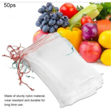 Obstschutzbeutel - GOBRO - 25 x 15 cm - Weiß - Nylon