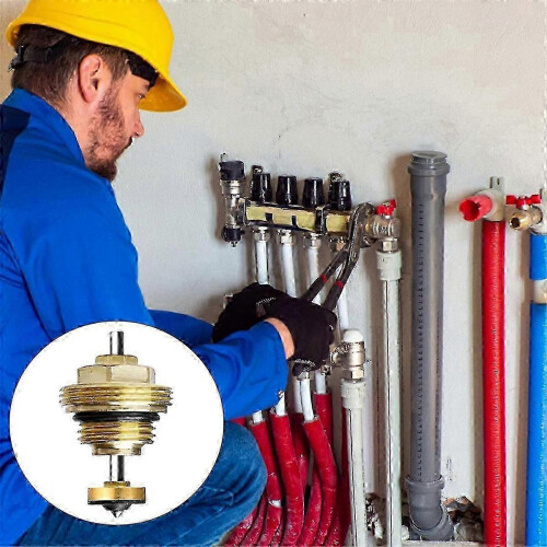 Underfloor Heating 6-Pack Thermostatic Valve Core M30 X 1.5 Return Pin 2