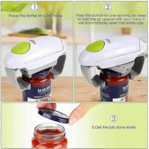 Electric jar sealing tool for kitchens - Hands-free automatic opener 2024 2