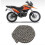 Catena per mini moto 49cc - 72/144 maglie 25 fori 4